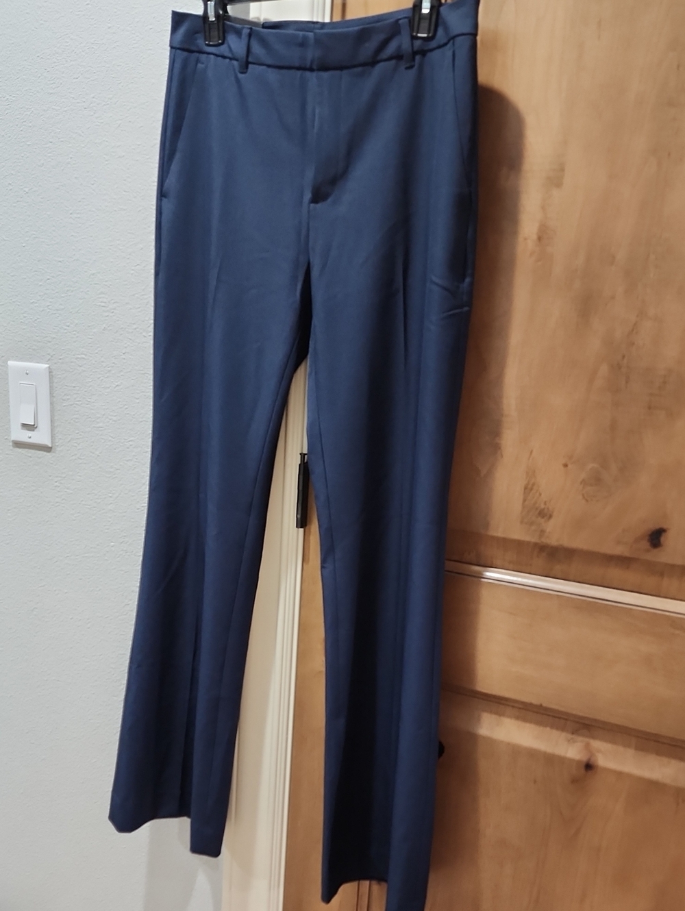 Banana Republic Women's Navy Straight-Leg Dress Pants